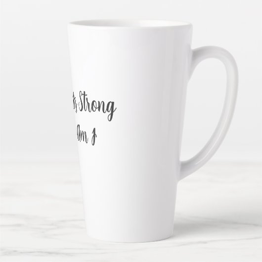 Mein Kaffee ist stark und ich bin es auch Milchtasse (Rechts)