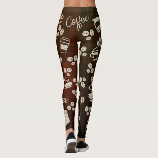 Mein Kaffee - Leggings (Rückseite)