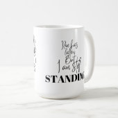 Mein Kaffee meine Uterus Kaffeetasse (VorderseiteRechts)