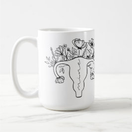 Mein Kaffee meine Uterus Kaffeetasse