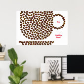 Mein Kaffee-Poster Poster (Heimbüro)