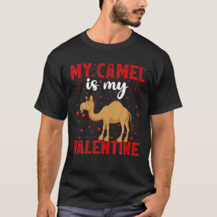 Mein Kamel ist meine Valentine Liebe Herz Camel Va T-Shirt