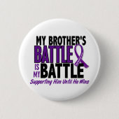 Mein Kampf-auch Bruder-Bauchspeicheldrüsenkrebs Button (Vorderseite)