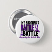 Mein Kampf-auch Bruder-Bauchspeicheldrüsenkrebs Button (Vorne & Hinten)