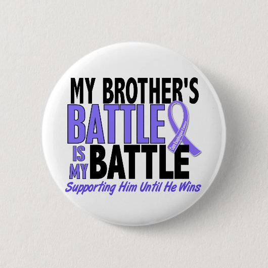 Mein Kampf-auch Bruder-Esophageal Krebs Button (Vorderseite)