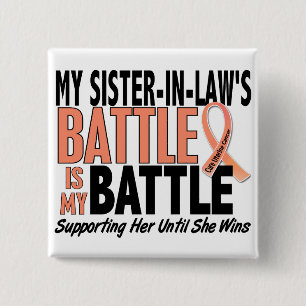 Mein Kampf-auch Schwägerin-uteriner Krebs Button