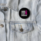 Mein Kampf gegen Brustkrebs Button (Beispiel)