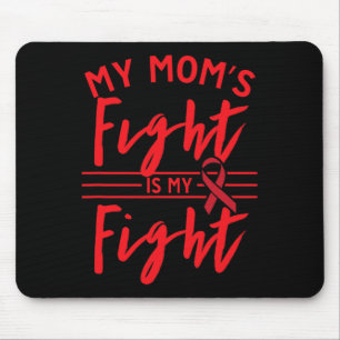 Mein Kampf gegen den Krebs ist auch meiner - Blutk Mousepad