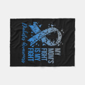 Mein Kampf gegen Diabetes ist das Bewusstsein mein Fleecedecke (Vorderseite (Horizontal))