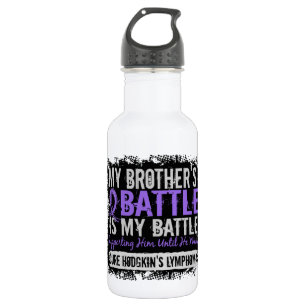 Mein Kampf zu 2 Bruder Hodgkins Lymphom Trinkflasche