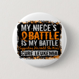 Mein Kampf zu 2 Leukämie-Nichte Button