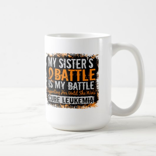 Mein Kampf zu 2 Leukämie-Schwester Kaffeetasse (Rechts)