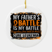 Mein Kampf zu 2 Leukämie Vater Keramikornament (Hinten)
