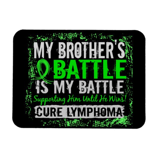 Mein Kampf zu 2 Lymphoma Brother Magnet (Horizontal)