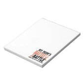 Mein Kampf zu Mama Uteruskrebs Notizblock (Rotiert)