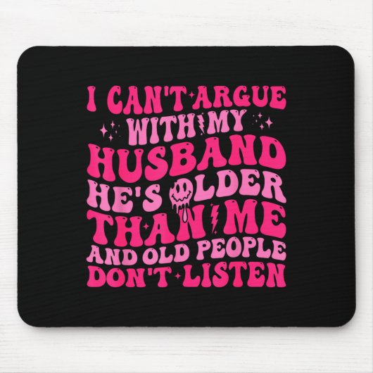 Mein Kann' Streiten Mann Ehemann Ehefrau Mousepad (Vorne)