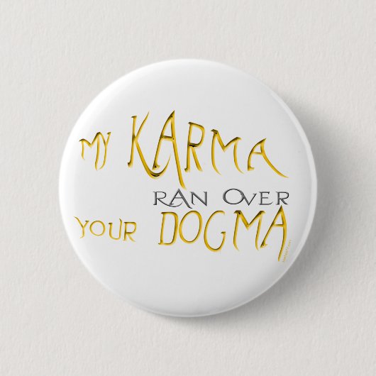Mein Karma-Knopf Button (Vorderseite)