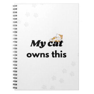 Mein Katze Besitzt Dieses Lustige Katzen Notizbuch Notizblock