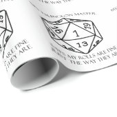 Mein Kerker-Meister Geschenkpapier (Rolleneckpunkt)