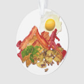 Mein Ketchup Gone Squatchin für Bacon-Dekoration Ornament (Vorderseite)