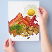 Mein Ketchup-Gone-Squatchin für Bacon Flyer (Hand)