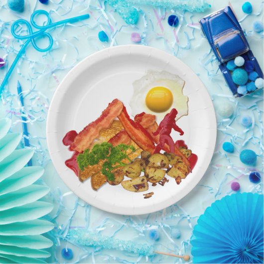 Mein Ketchup-Gone-Squatchin für Bacon Pappteller (Party)