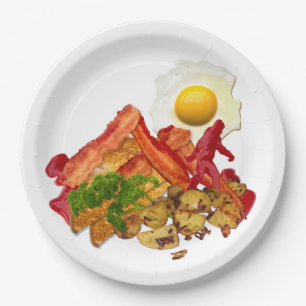 Mein Ketchup-Gone-Squatchin für Bacon Pappteller
