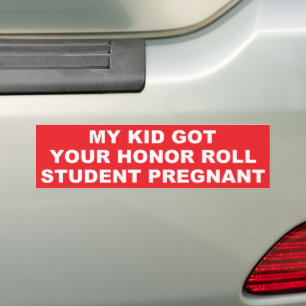 MEIN KID GIBT IHREN HONORROLLKID AUTOAUFKLEBER