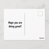 Mein Kind hat AUTISMUS Was ist der SUPER-POWER dei Postkarte (Rückseite)