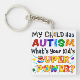 Mein Kind hat AUTISMUS Was ist der SUPER-POWER dei Schlüsselanhänger