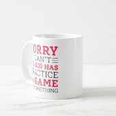 Mein Kind hat Übung Kaffeetasse (Vorderseite Links)