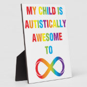 Mein Kind ist autistisch Phantastisch unendlich Fotoplatte (Seite)