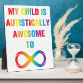 Mein Kind ist autistisch Phantastisch unendlich Fotoplatte (Seite)