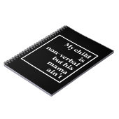 Mein Kind ist nicht mündlich, aber seine Mutter ka Notizblock (Linke Seite)