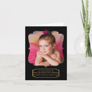 Mein Kind könnte der Grund sein, warum du Mitteilu Dankeskarte