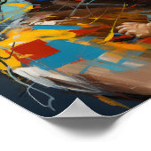 Mein Kind rett - Neo Expressionismus Art Poster (Ecke)