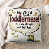 Mein Kind spricht "Toddlernese" Throw Kissen (Decke)