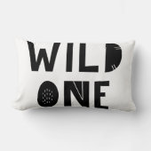 Mein Kind "Wild One" Ein Stück Einzigartiges Skand Lendenkissen (Vorderseite)