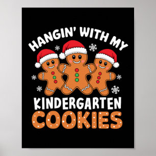 Mein Kindergarten-Keks-Gingerbread-Weihnachten hän Poster