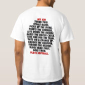 MEIN KINDERT-Shirt T-Shirt (Rückseite)