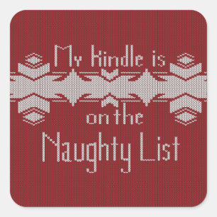 Mein Kindle ist auf dem Bösen Liste Aufkleber