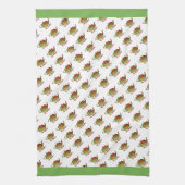 Mein Kitchen Olive Green Teapot Geschirrtuch (Vertikal)