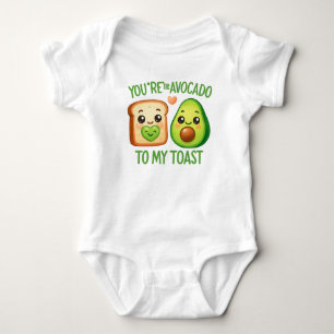 Mein kleiner Avocado-Toast-Schatz Baby-Body Baby Strampler