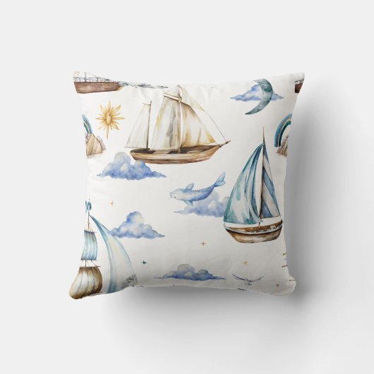 Mein kleiner blauer Horizont Kissen (Rückseite)