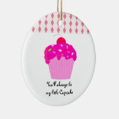 Mein kleiner Cupcake Keramik Ornament (Rechts)