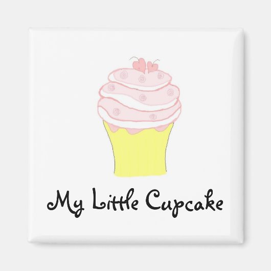 Mein kleiner Cupcake Magnet (Vorne)