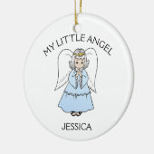 Mein kleiner Engel Keramik Ornament (Links)