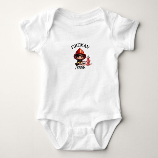 Mein kleiner Feuerwehrmann Baby Strampler (Vorderseite)