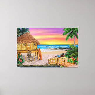 MEIN KLEINER GRASS SCHACK LEINWANDDRUCK