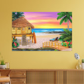 MEIN KLEINER GRASS SCHACK LEINWANDDRUCK (Insitu (Wohnzimmer))